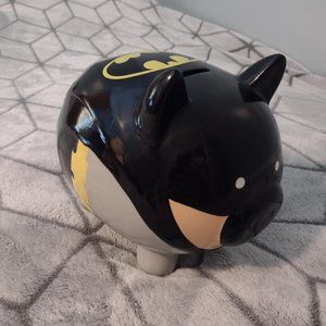 Collectible Batman Pig Piggy Bank. DC Comics.